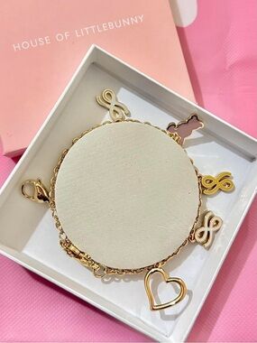 House of Littlebunny Gold Charm Bracelet